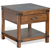 Casual End Table w/ Drawer