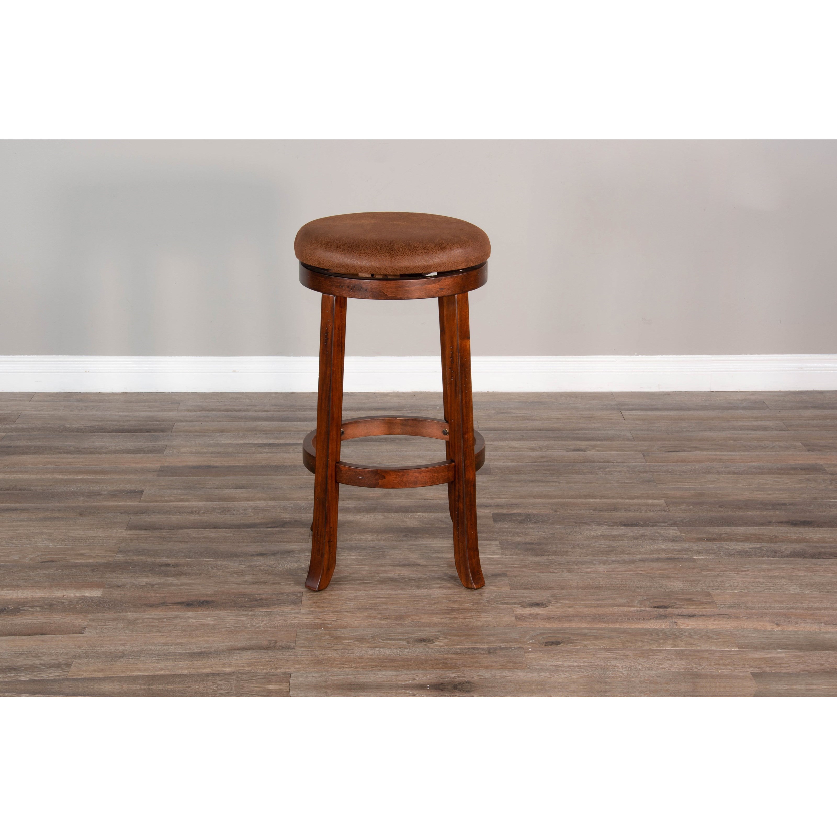 30"H Swivel Stool, Cushion Seat