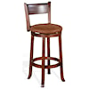 Sunny Designs Santa Fe 2 30"H Swivel Bar Stool, Cushion Seat & Back