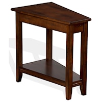 Chair Side Wedge Table