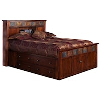 King Storage Bed w/ Slate