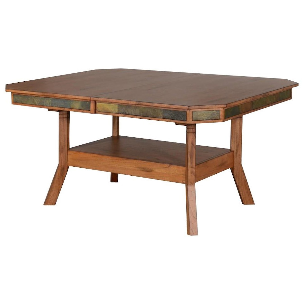 Sunny Designs   Dual Height Dining Table w/ 2 Leaves