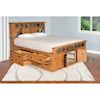 Sunny Designs Sedona King Storage Bed w/ Slate