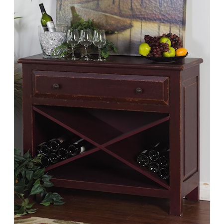 Sonoma Accent Chest with Wine Storage