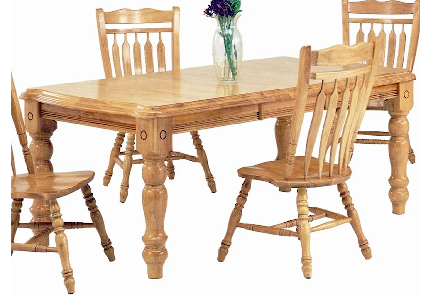 Sunset Selections Leg Dining Table by Sunset Trading Co. at SuperStore