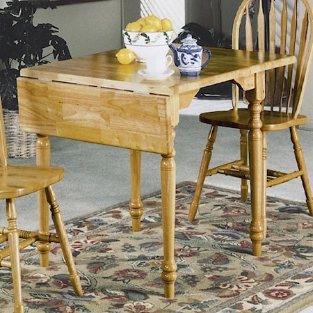 Dining Table with Two Drop Leaves