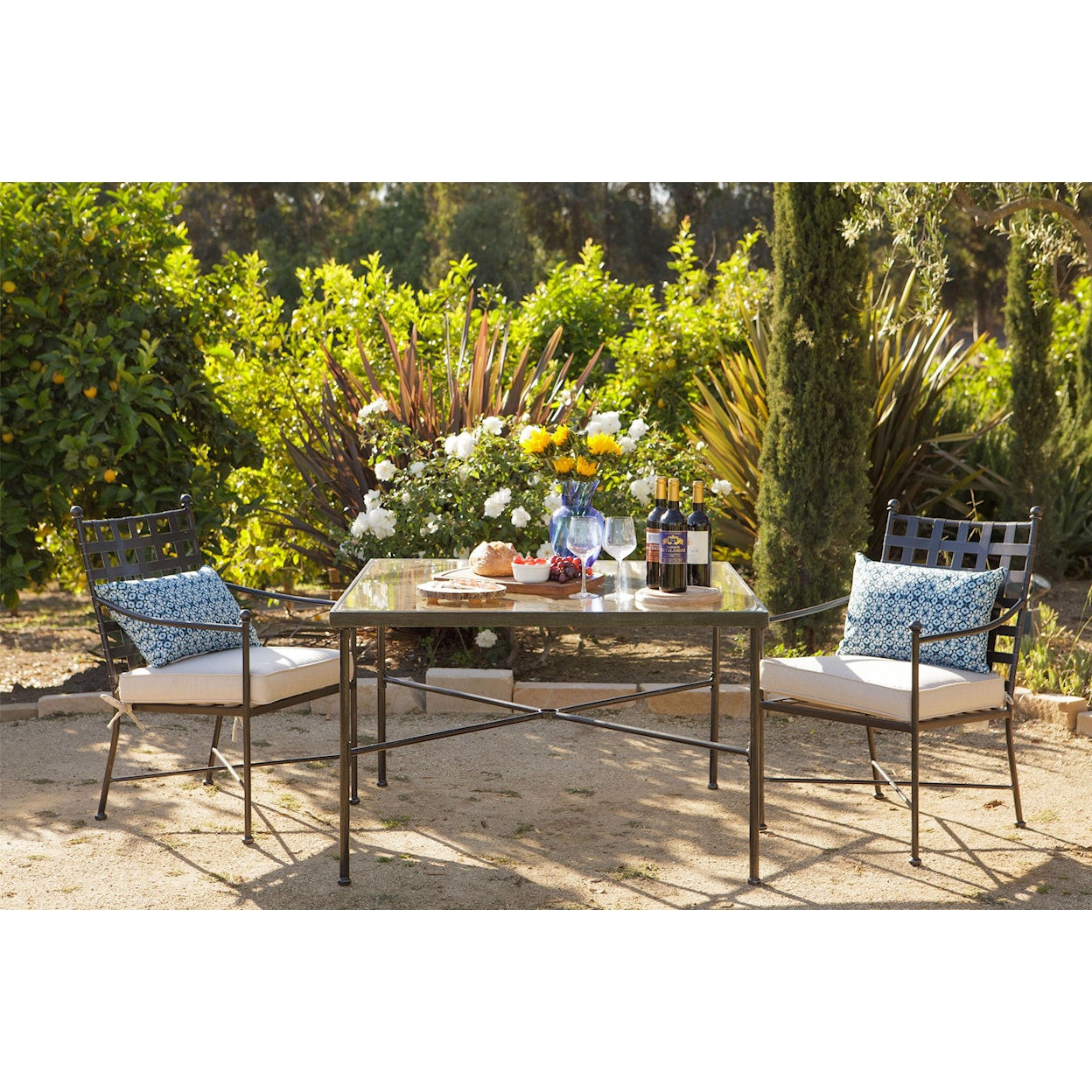 Sunset West Provence Outdoor 44 Inch Square Dining Table