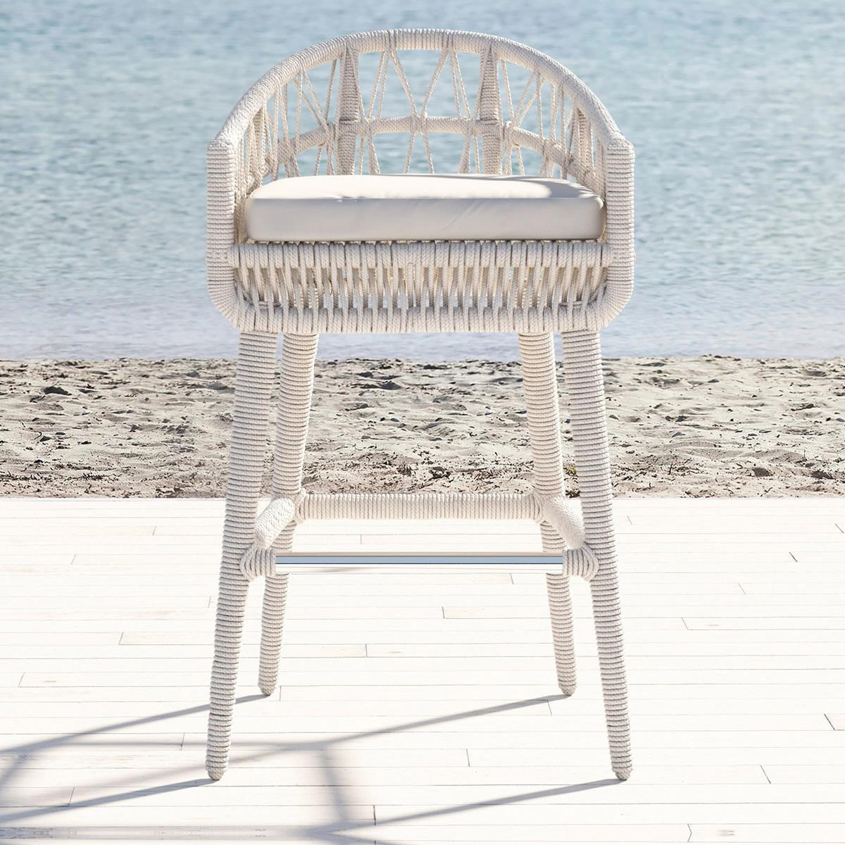 Sunset West Dana Rope Barstool