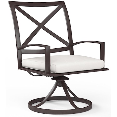 Outdoor Swivel Dining Chair