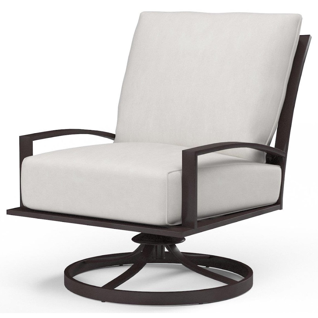 Sunset West La Jolla Outdoor Swivel Club Chair