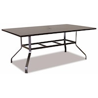 Outdoor 72 Inch Rectangular Dining Table