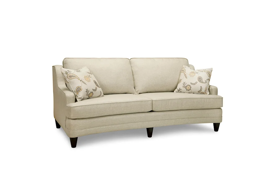 9691 Curved Sofa by Superstyle at Jordan's Home Furnishings