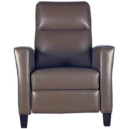 Leather Pushback Recliner