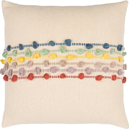 Maysville 18 inch Beige Multicolored Pillow Kit