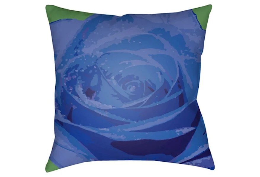 Abstract Floral Pillow by Surya at Del Sol Furniture