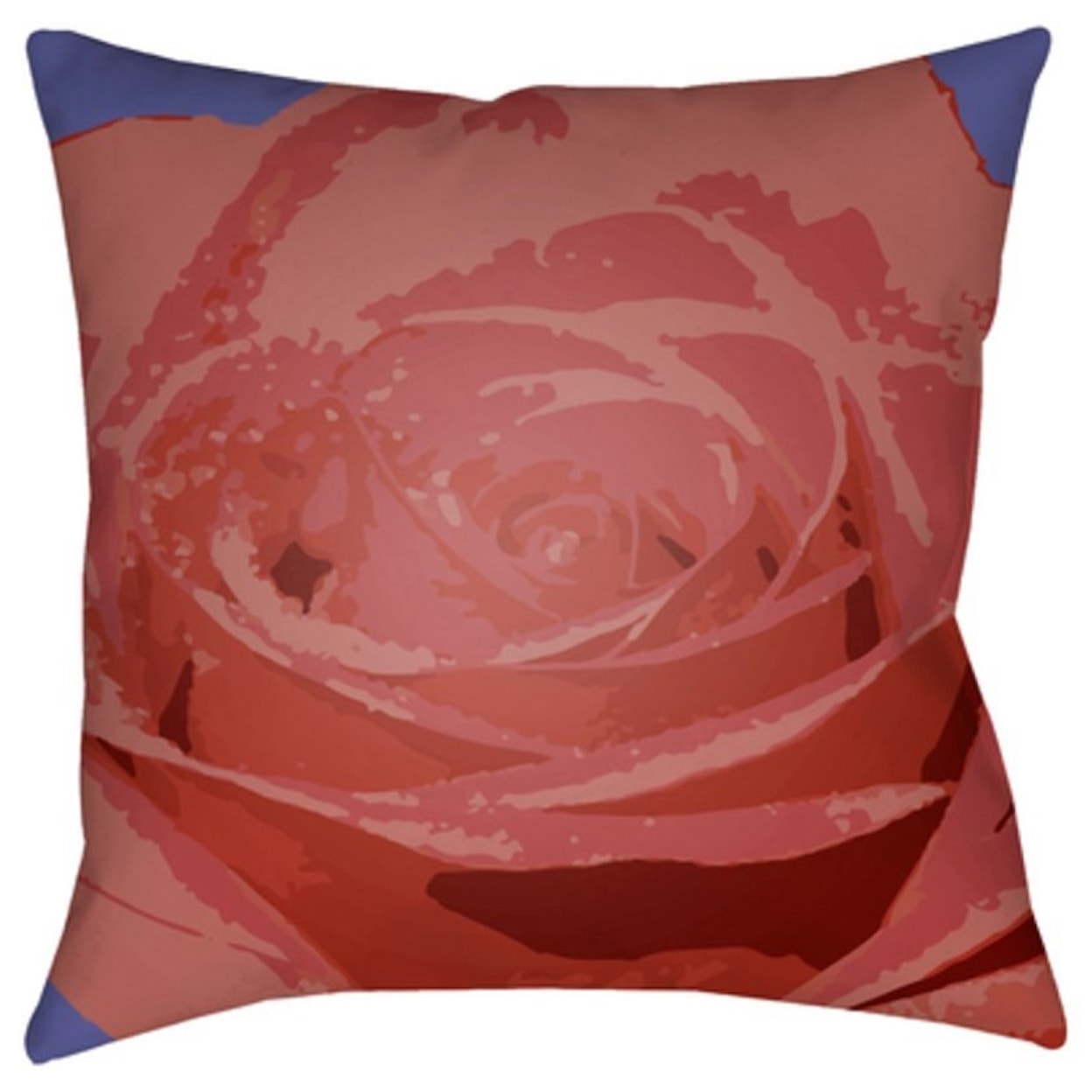 Surya Abstract Floral Pillow