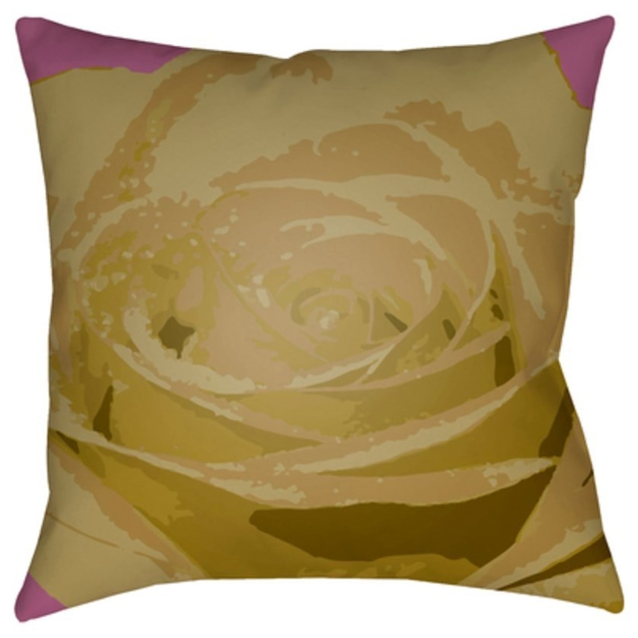 Surya Abstract Floral Pillow