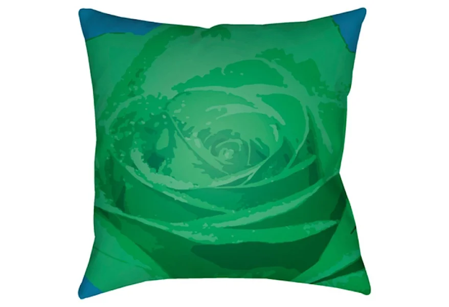 Abstract Floral Pillow by Surya at Weinberger's Furniture