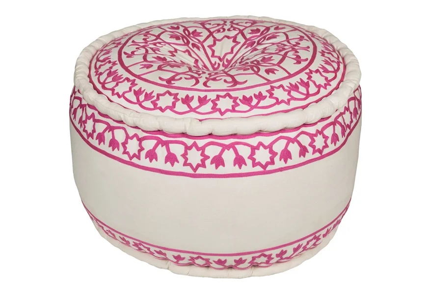 Akua 24 x 24 x 14 Cube Pouf by Surya at Dream Home Interiors