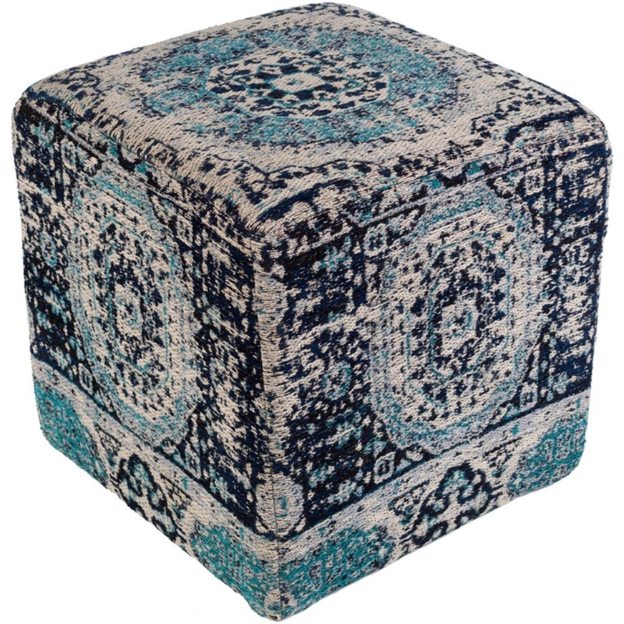 Surya Amsterdam Cube Pouf