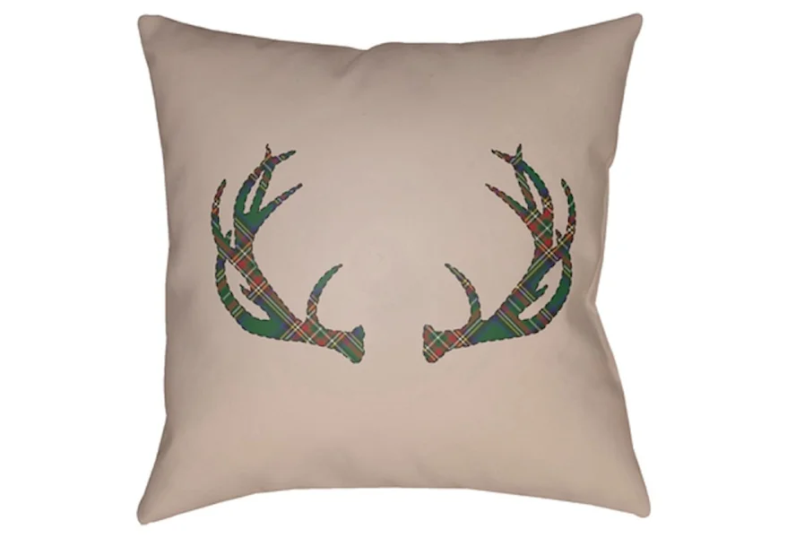 Antlers Pillow by Surya at Dream Home Interiors