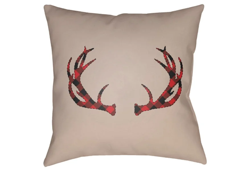Antlers Pillow by Surya at Jacksonville Furniture Mart