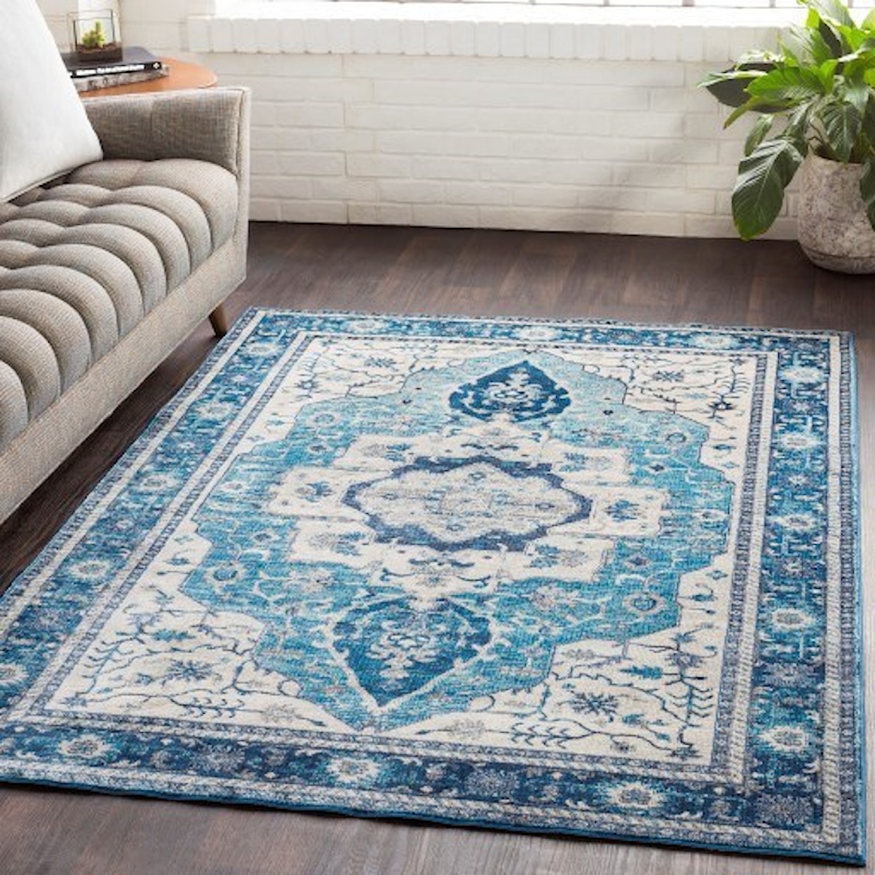 Surya Aura silk 6'7" x 9' Rug