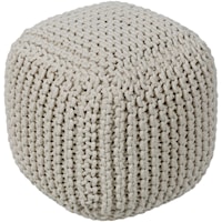 25 x 25 x 13 Square Pouf