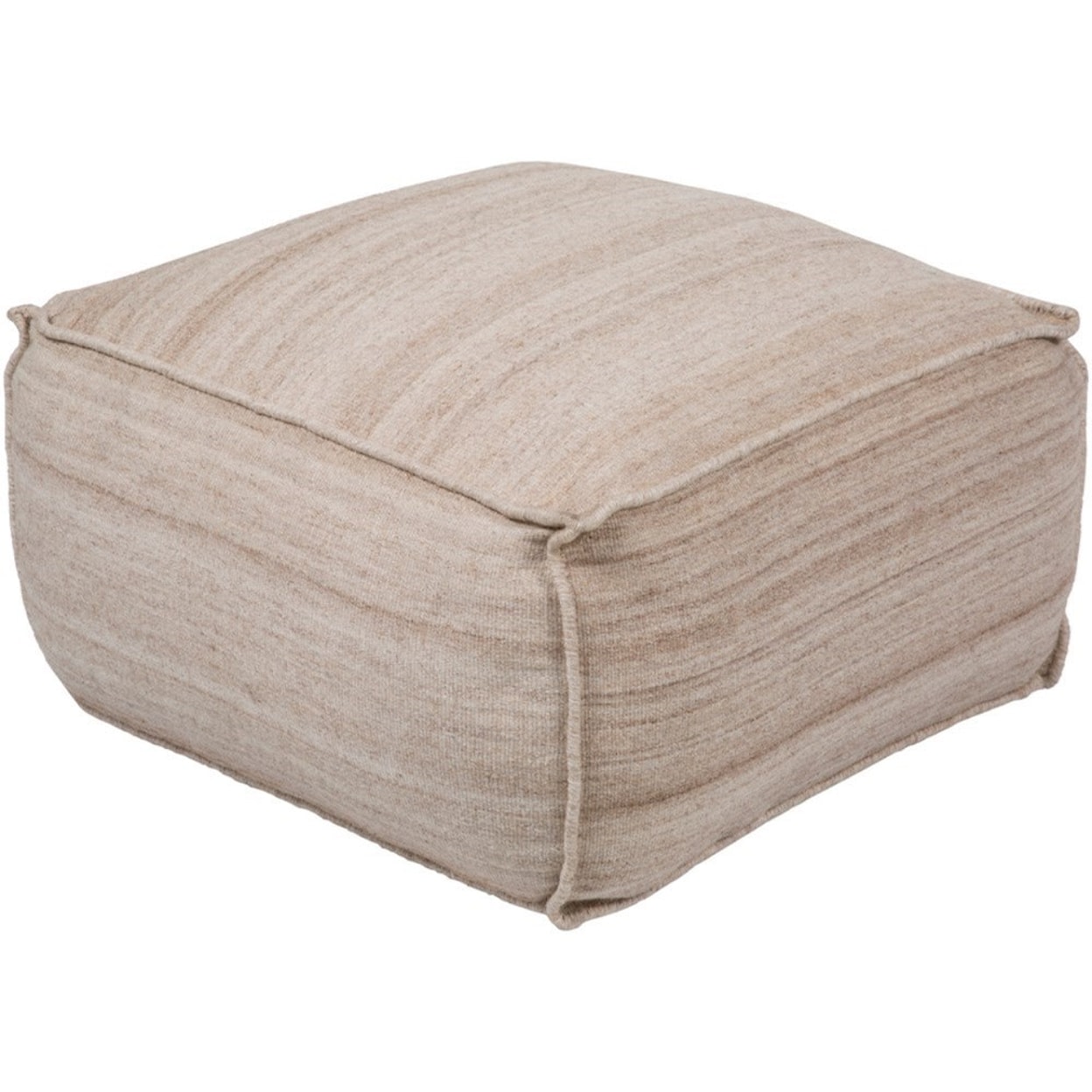 Surya Barnsley Square Pouf