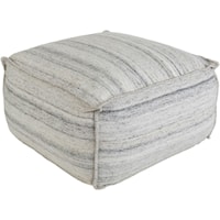 25 x 25 x 13 Square Pouf