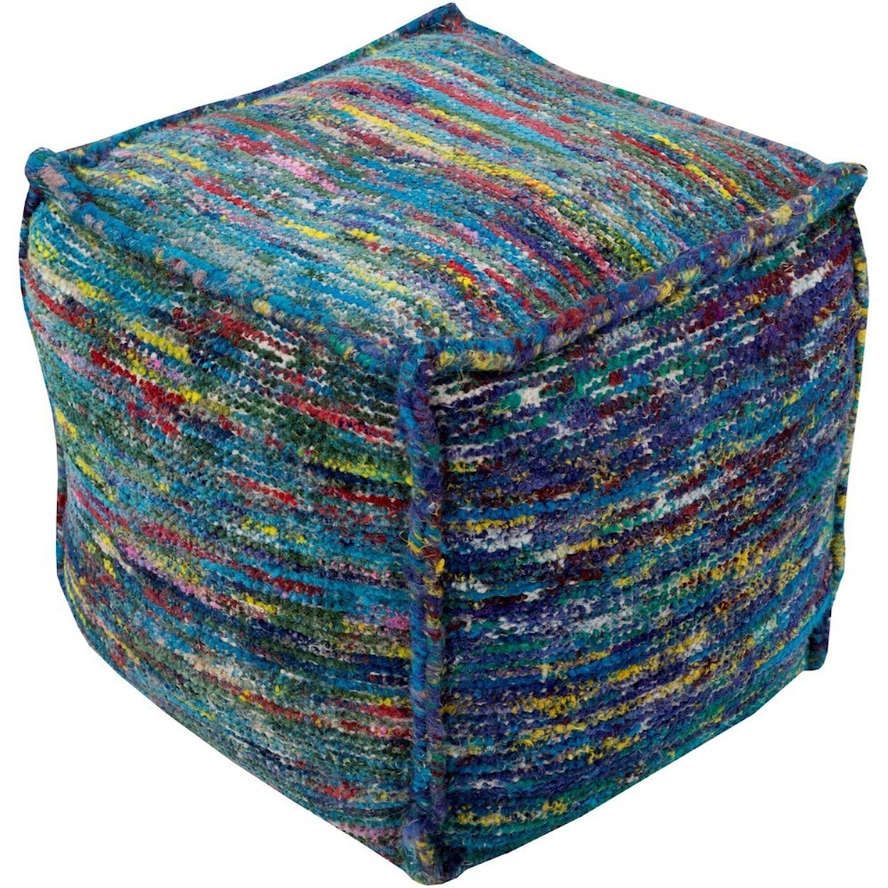 Surya Bazaar 18 x 18 x 18 Cube Pouf