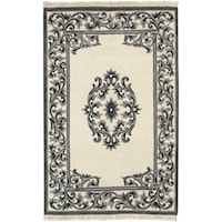 BLACK 2' x 3' Rug