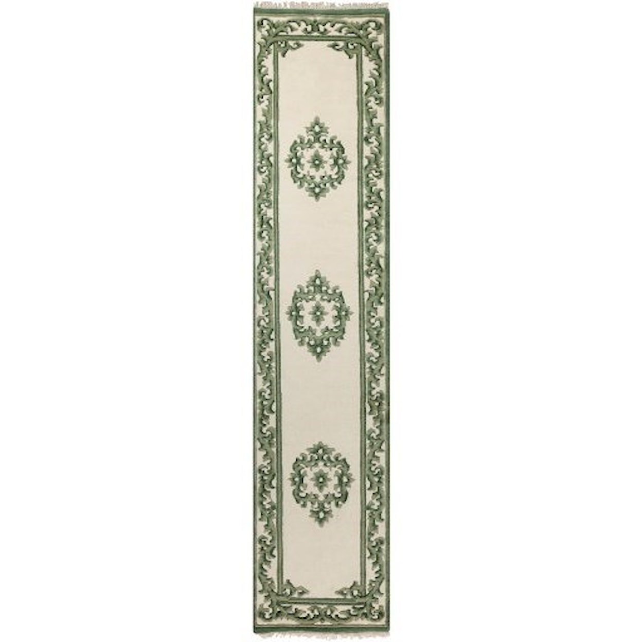 Surya Bengal GREEN 3' x 5' Oval Rug