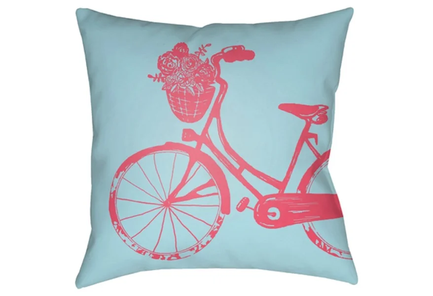 Bicycle Pillow by Ruby-Gordon Accents at Ruby Gordon Home