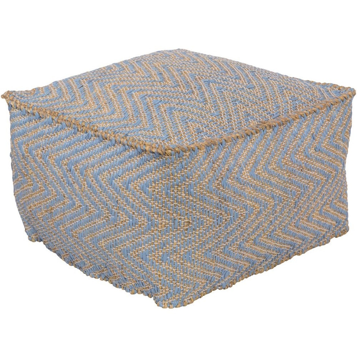 Surya Bodega 20 x 20 x 12 Cube Pouf