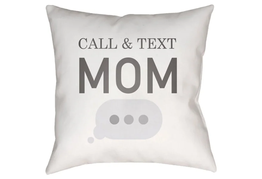 Call & Text Pillow by Ruby-Gordon Accents at Ruby Gordon Home
