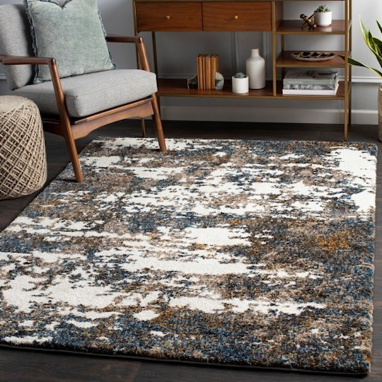 Surya Celestial Shag CSG-2308 5'3" x 7' Rug