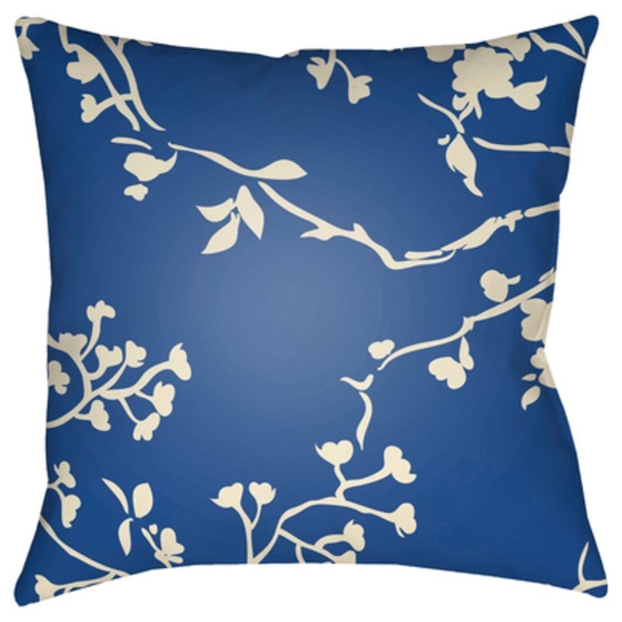 Surya Chinoiserie Floral Pillow