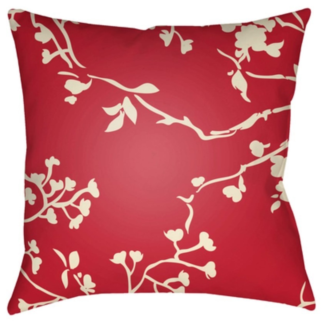 Surya Chinoiserie Floral Pillow