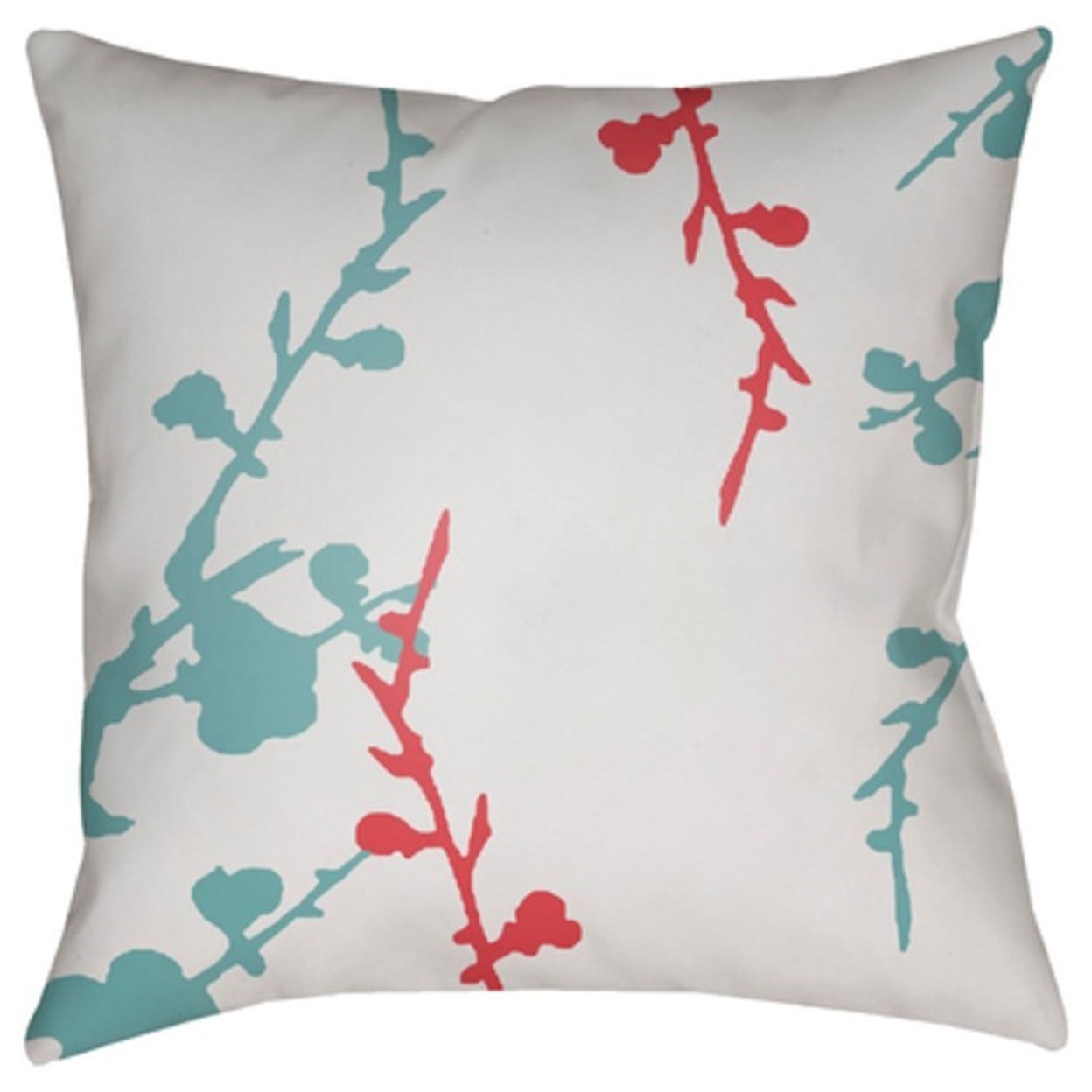 Surya Chinoiserie Floral Pillow