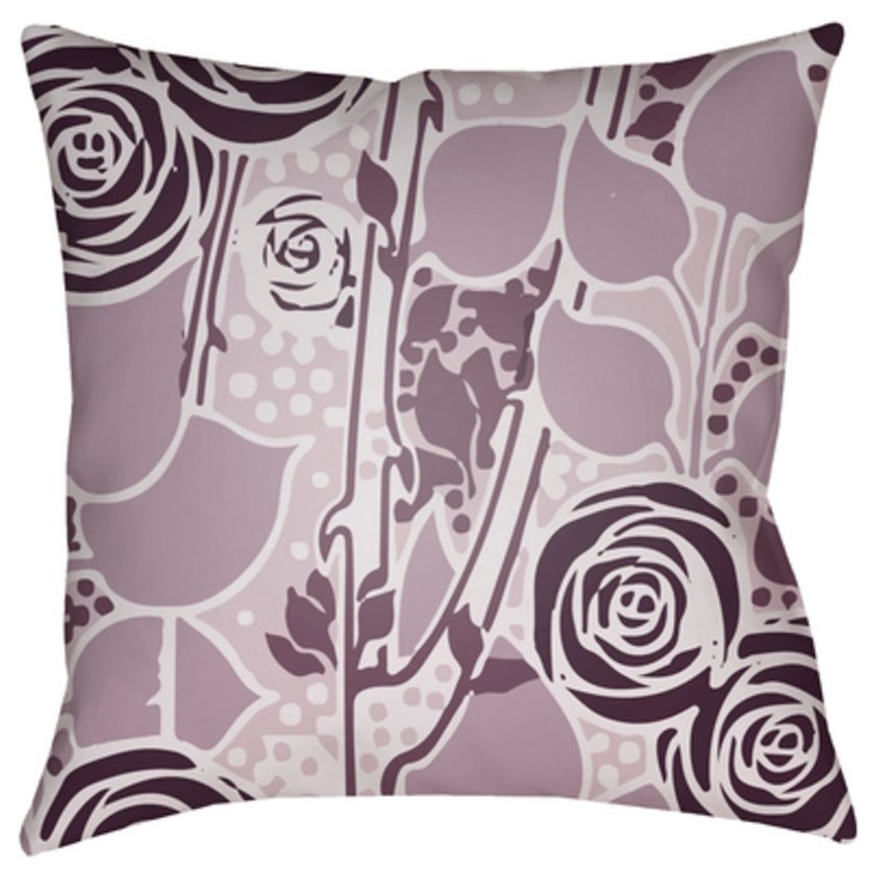 Surya Chinoiserie Floral Pillow