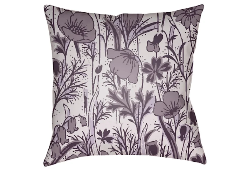 Chinoiserie Floral Pillow by Surya at Sheely's Furniture & Appliance