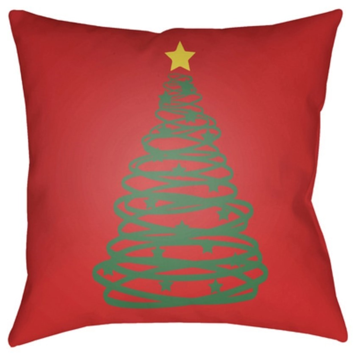 Surya Christmas Tree Pillow