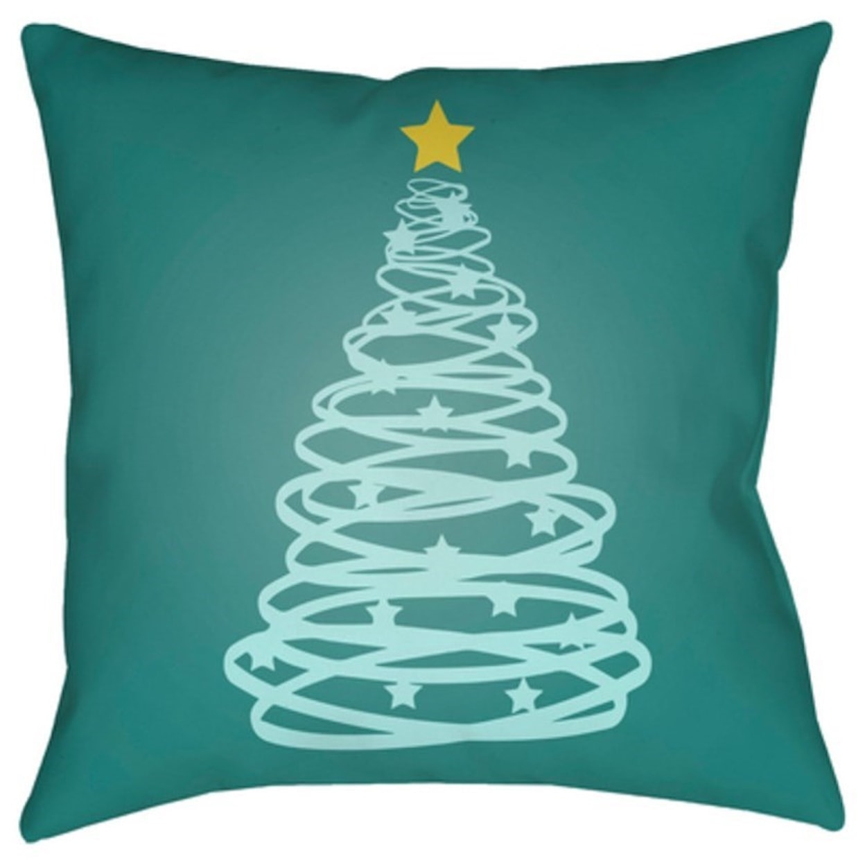 Surya Christmas Tree Pillow