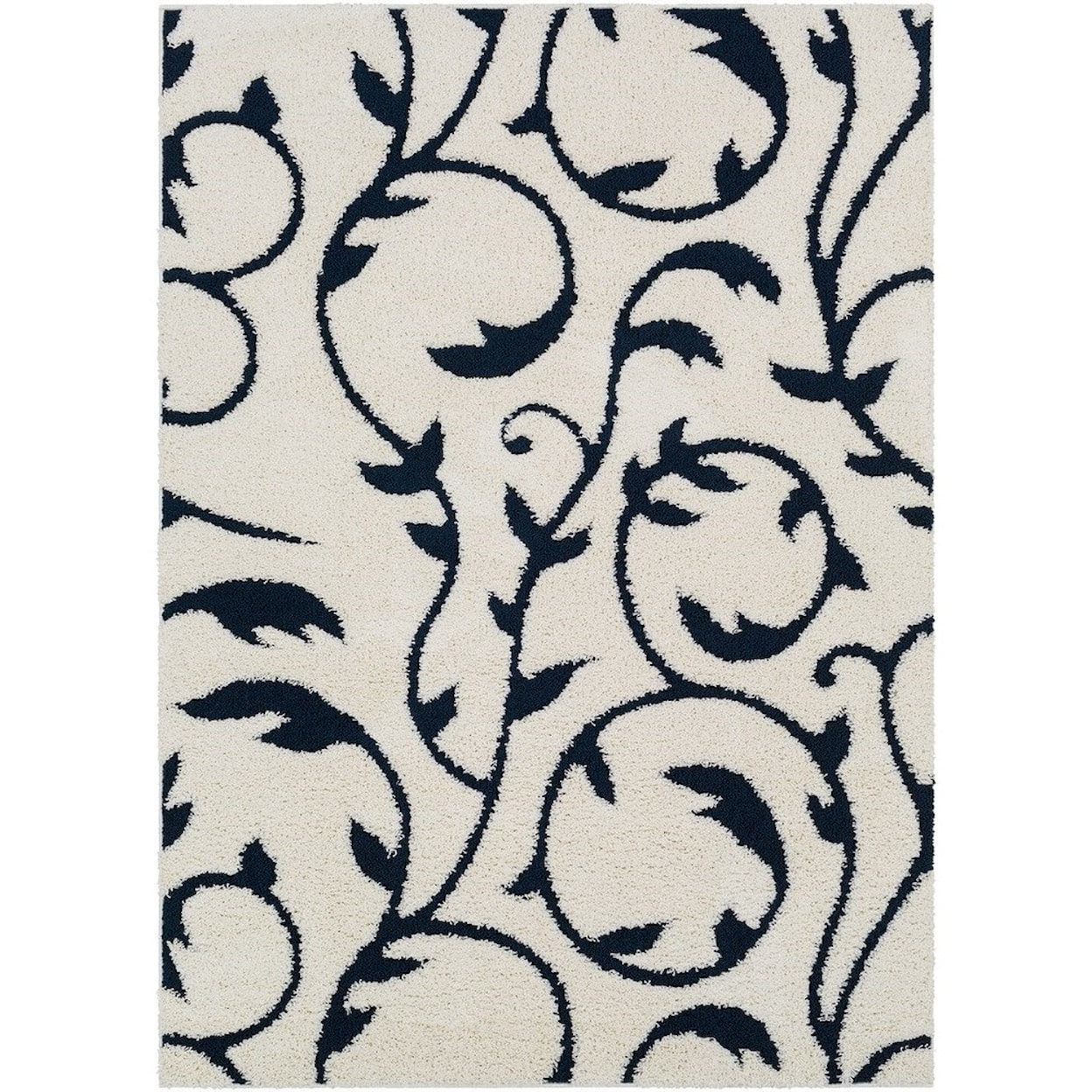 Surya Cut & Loop Shag 5'3" x 7'3" Rug