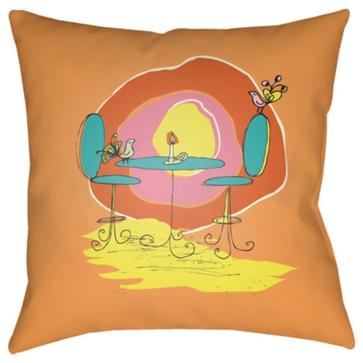 Surya Doodle Pillow