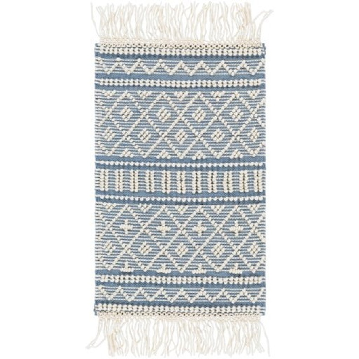 Surya Farmhouse Tassels 5' x 7'6" Rug