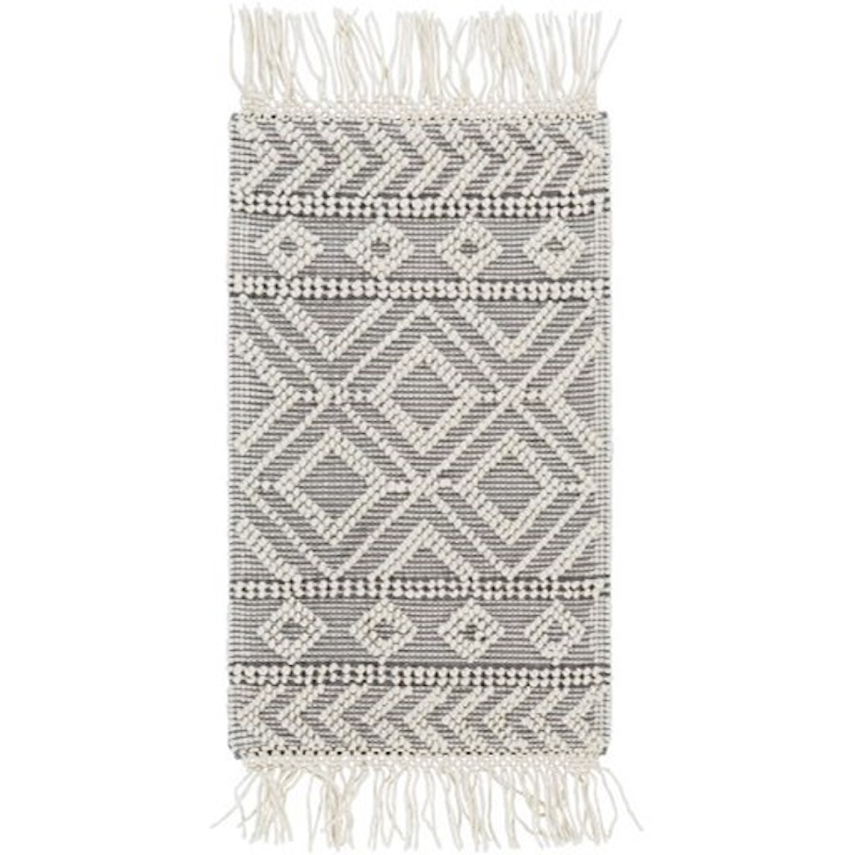 Surya Farmhouse Tassels 3' x 5' Rug