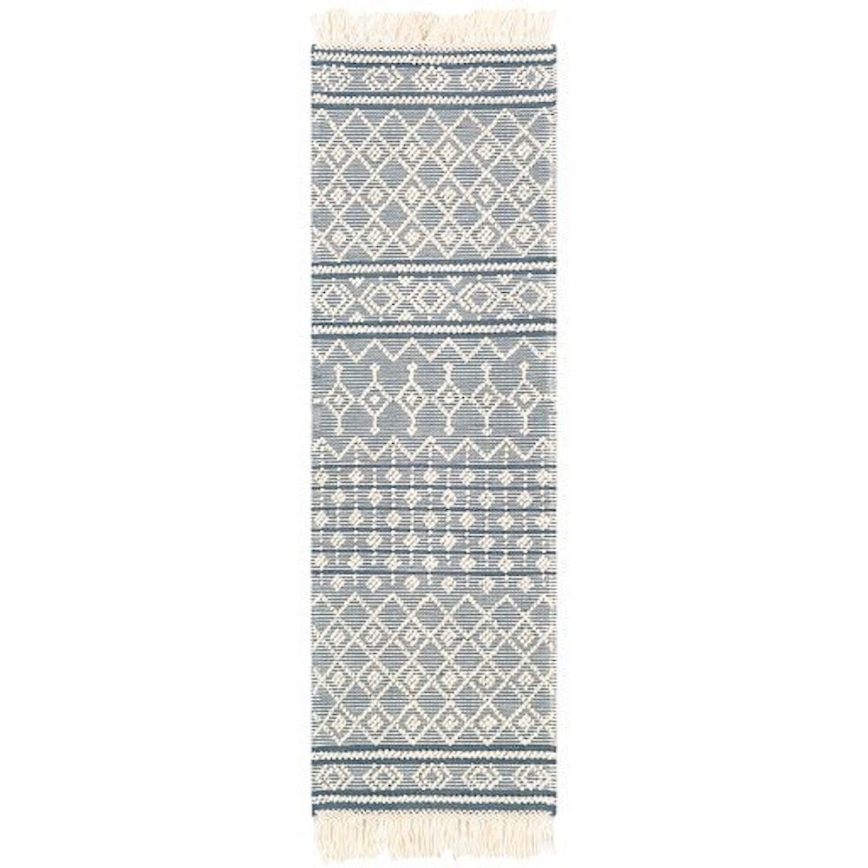 Surya Farmhouse Tassels 2'6" x 8' Rug