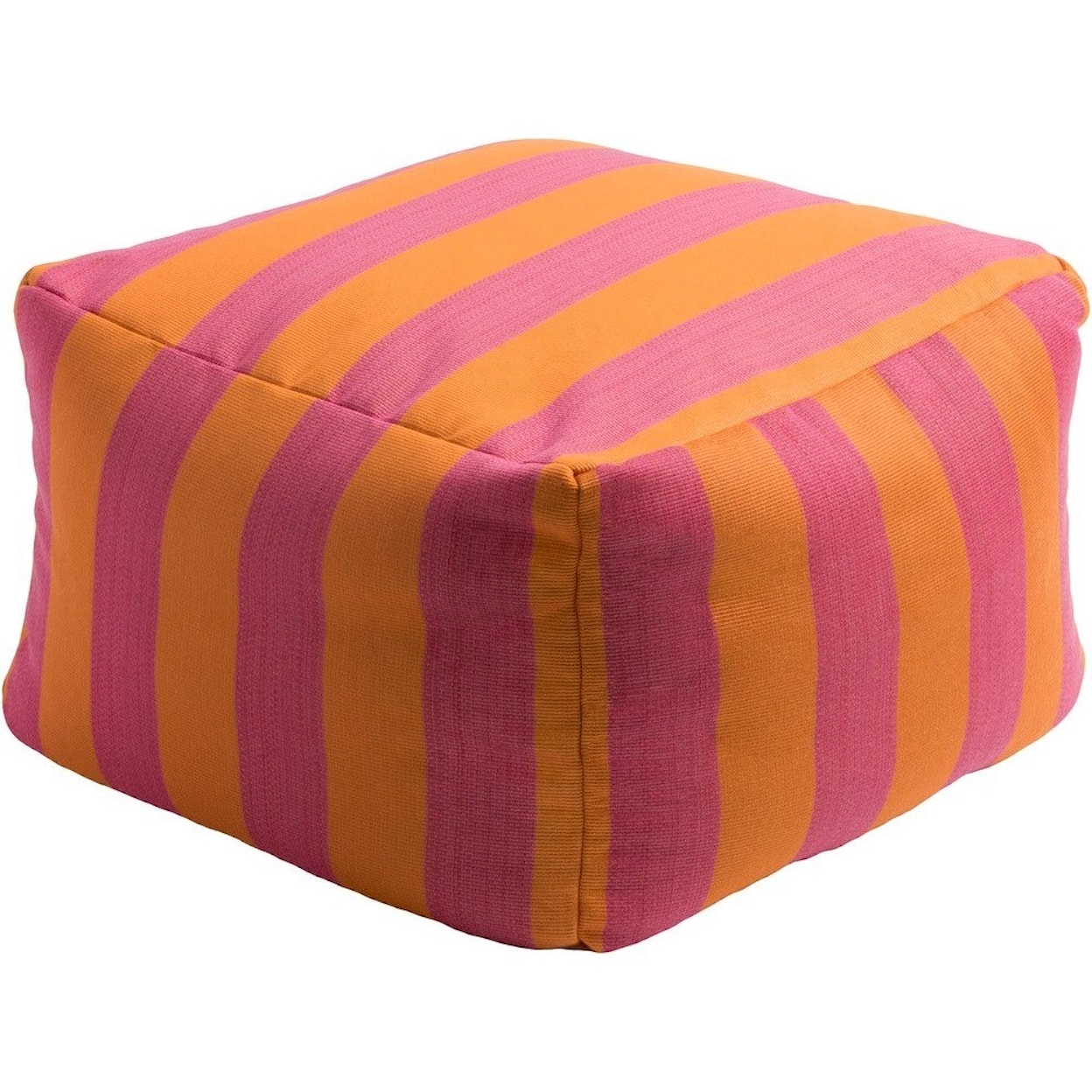 Surya Finn 22 x 22 x 14 Cube Pouf